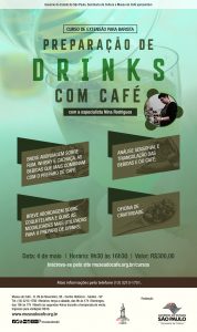 Convite Curso Preparação de Drinks de Café