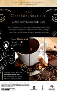 Convite Curso Chocolate Nespresso
